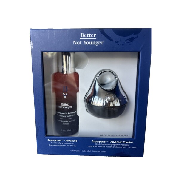 BETTER NOT YOUNGER Superpower Advanced Scalp Serum & Massage Serum Applicator - Picture 1 of 6